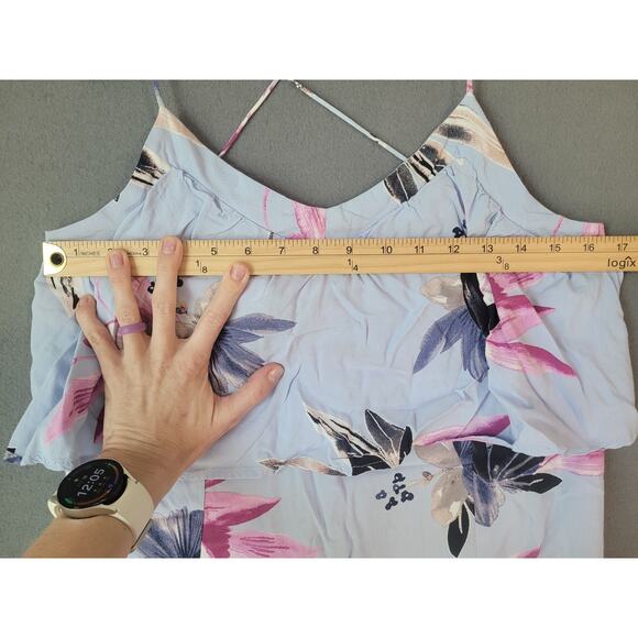 O'Neill Milly Halter Maxi Dress Small Boho Floral Open Back – EUC - Picture 9 of 9